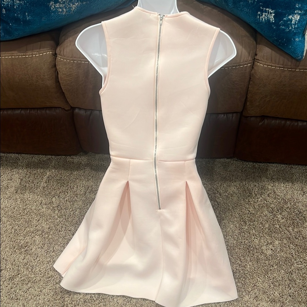 Elegant Pink Sleeveless Dress - Picture 5 of 5